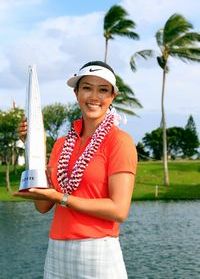 LPGAロッテチャンピオンシップ　優勝者ミッシェル・ウィー